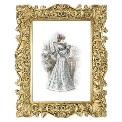 5×7 Picture Frames Vintage Photo Frame with Glass Front Antique Picture Frame…