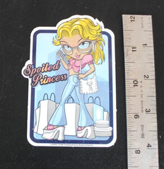 Spoiled Princess 2003 Y2K ODM Brand Import Prism Holo Girl Power Vending Sticker