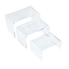 3 Piece Small Acrylic Riser Jewelry Display Set AZM FREE SHIPPING