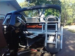 Boat Name Decal 8×48″ / Custom Hull Graphic / Premium Marine Vinyl Lettering 2CL