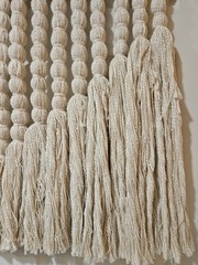 Macrame Wall Hanging Boho Ecru 18″ Wide – 24″ Long