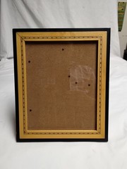 Handcrafted Inlaid Wooden Photo Frame Brown Fits 9.75 X 7.75″ Made In Thailand