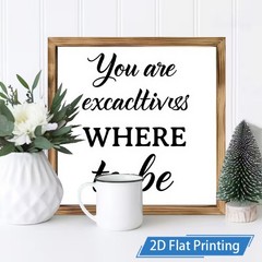 Peace Inspirational Wooden Sign Farmhouse Neutral Tone Housewarming Decor
