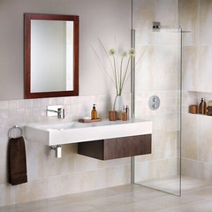 16″x12″ Rectangular Wall Mount Mirror Bathroom Bedroom Make up Mirror with Frame
