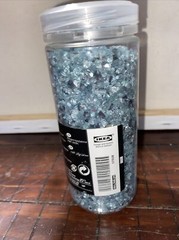IKEA Kulort blue Decorative Glass Pieces Mirror Effect 700g NEW IN TUB