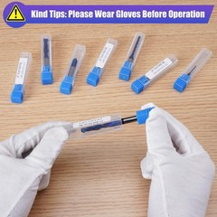 1/8 inch Extra Long CNC Router Bits 1/4 inch Shank 1/8» Cutting Dia Spiral U…