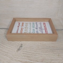 New! «Let Freedom Ring» Box Frame «Summer» USA American Flag Decor Reversible .