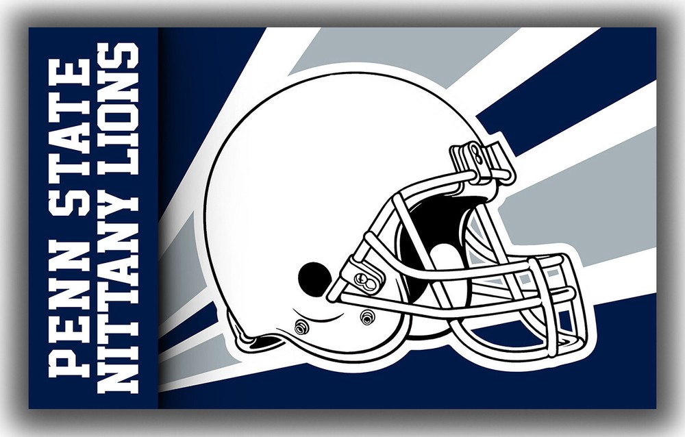 Penn Football Team Memorable Flag 90x150cm 3x5ft Lions Helmet Good Banner