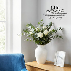 Life is Not Measured Vinyl Wall Lettering Stickers Quotes Sayings Art decal