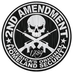 2nd Amendment Steel Government Sticker Decal 3.75″ (2ndAmSteel)