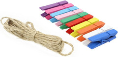 DIY Paper Photo Frame Multi- Colors Wall Deco Hanging Picture Frames with Clips