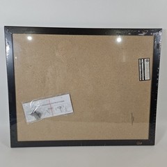 U Brands Rectangular Solid Cork Bulletin Board, Wall Mount, 20″ X 16″ – Black