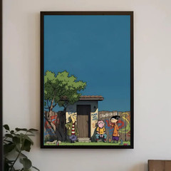 Ed Edd n Eddy Satin Poster Retro Cartoon Wall Art Print Unframed