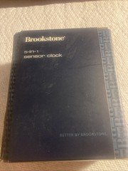 Unused Brookstone 5-in-1 Sensor Clock, New In Box