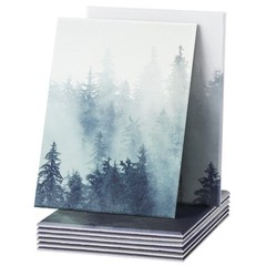 Uimoso 8 Pack Art Acoustic Wall Panels 15.8 x 11.8 inch Self-Adhesive Forest