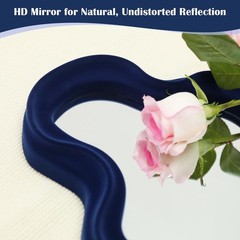 TEIPAI Irregular Wall Mirror | Unique Cloud Shape | Decorative Flocking Finish