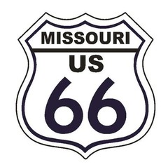 Missouri RT 66 Route 66 Sticker MADE IN THE USA D2884
