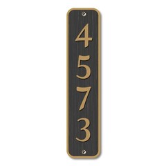 Personalized Home Address Sign Aluminum 12″x3″ Custom House Number Plaque