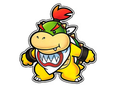 Bowser Jr. Paper Art Waterproof Vinyl Sticker Decal Die-Cut