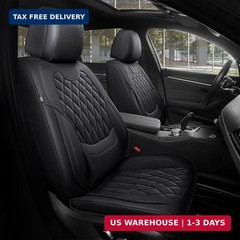 FREESOO Car Seat Covers Front Seats – Luxury Breathable Waterproof Faux Leather