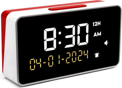 Talking Clock – Extra Loud Time and Date – for Elderly, Dementia, Hearing or Vis