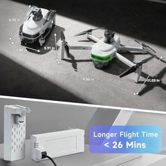 HZMOFTJ Drones With Dual Camera For Adults 4k,Gps Drone With Screen On Controlle