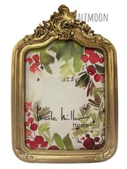 Nicole Miller Home Ornate Gold Photo Frame 5×7 Holiday Botanical Home Decor