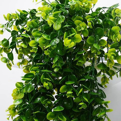 1pc Green Artificial Eucalyptus Hanging Vine Greenery Wall Decor Plant – NEW