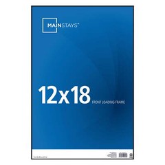 12X18 Front Loading Wall Picture Frame, Black