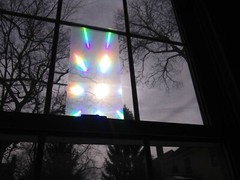Diffraction Grating Film – Window Suncatcher and Rainbow Maker -18″ x 24″