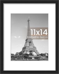 A3 Picture Frame, Display Pictures 8.3X11.7 with Mat or 11.7X16.5 Wit