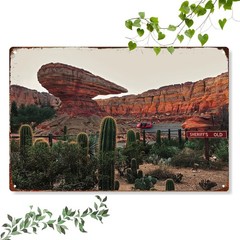 Metal Sign Traditional Radiator Springs Racers Aluminum Sign 8×12 Decor
