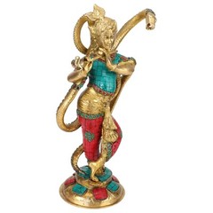 Brass Lord Krishna Statue Sculpture Idol Figurine 15 inches