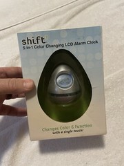 Shift 5 in 1 Color Changing LCD Clock