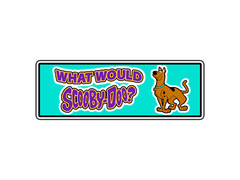 What Would Scooby-Doo Funny Car Waterproof Vinyl Sticker Decal Die-Cut