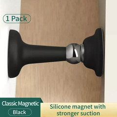 1pc No-Drill Silicone Door Stopper Strong Suction Wall Protector Stop – NEW