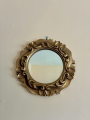 small Ornate accent mirror