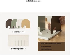 Bookends Desktop Decoration Creative Book Ends to Hold Books Home Living Room…