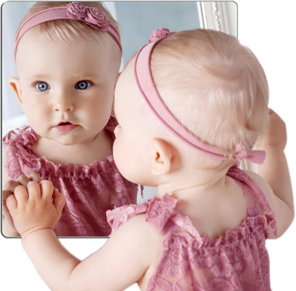 Unbreakable Plexiglass Acrylic Mirror for Kids,1 PCS 8″x8″ Shatterproof