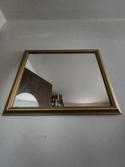 Vintage Gold Acrylic Framed Wall Mirror Accent Mirror • 22½»×18½»