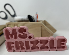 Personalized 3D Printed Desk Nameplate for Teachers, Gifts, Family, Friends, Etc