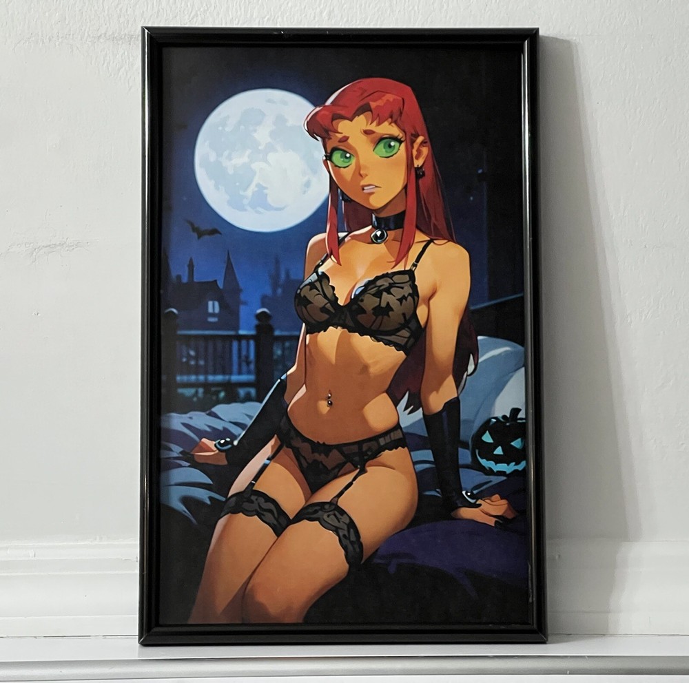 Teen Titans Starfire Pinup Girl Poster