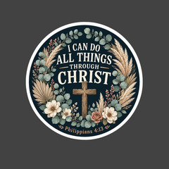 Christian Sticker Vinyl Decal Saved by Grace Cross Bible Verse Faith Gift