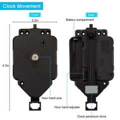 Quartz Wall Clock Pendulum Swing Movement Mechanism DIY Kit Chime Repair Parts