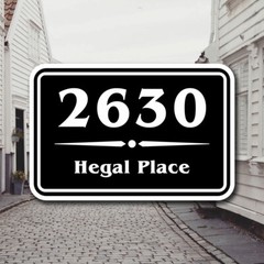 Custom Street Address Aluminum Sign / Plaque – Multiple Colors & Sizes