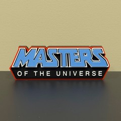 Masters of the Universe Decor Sign 3D Printed Display