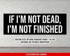 Motivational Gym Banner – Inspirational Wall Art for Fitness
