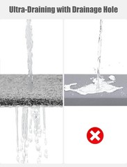 Extra Large Shower Mat, 35.4 x 59.1 Inch Non Slip Shower Mats for Inside