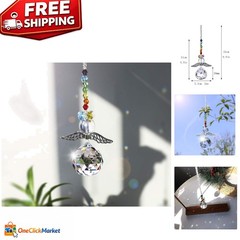 Charming Crystal Angel Suncatcher with 30mm Prism – Perfect for Any Occasion