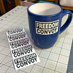 Trucker Freedom Convoy Protest Stickers Anti Mandate Trudeau 100 Action Pack